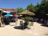 Terrasse des Halles de St Vulbas